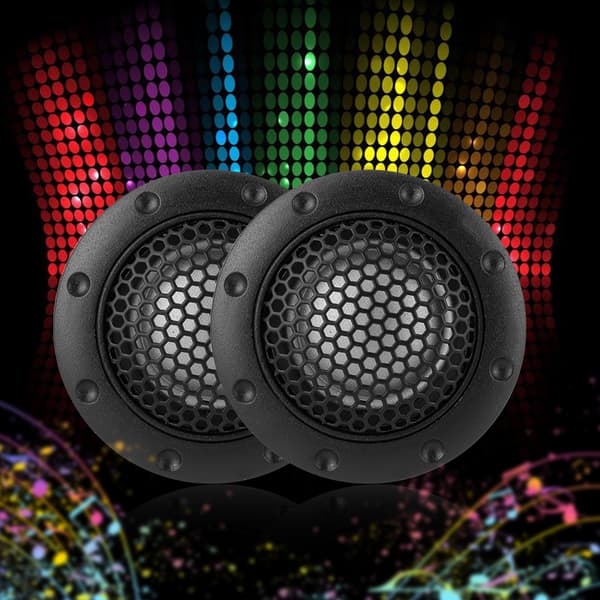 2 stk. 25 mm 1 tomme Universal Dome Tweeter Stereo Lille Lydhøjtaler