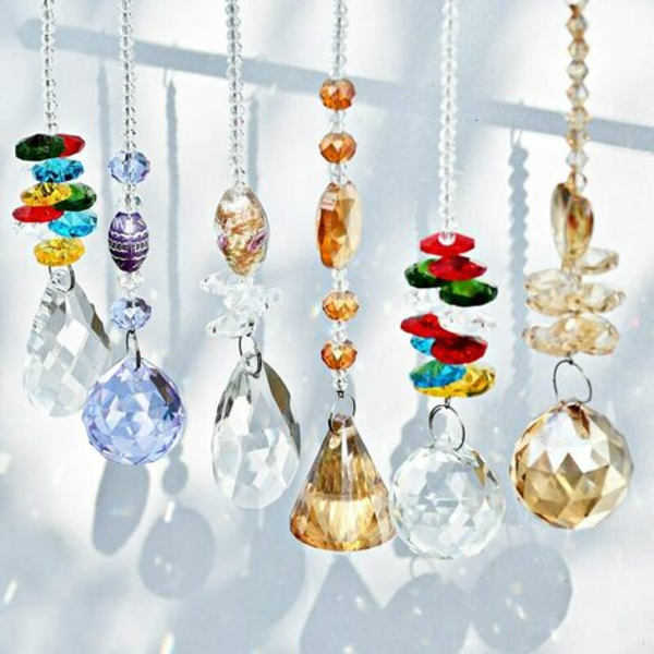 Crystal Suncatcher Window, Crystal Decoration Riipus, Crystal Glass Prism Lamp Decoration Riipus, Kristallilasipallo f