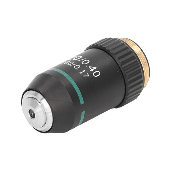 Akromatisk Messing Forkromet 20X Mikroskop Objektivlinse 20,2 mm Interface