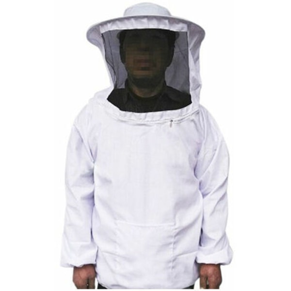 Biavlerdragt Hættetøj med slør Biavlerbeskyttelsesfrakke Bomuld Biavlerdragt med hætte Anti Wasp Equi