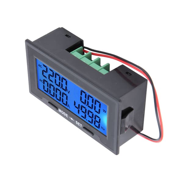 YB5142DM 0-500V Intelligent Digital LCD AC Spänning Ström Mätare 4