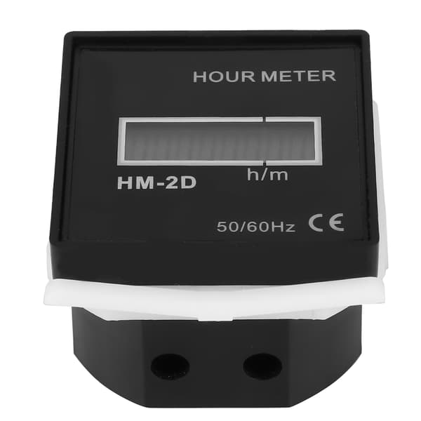 HM 2D AC 100 240V Digital Elektrisk Teller LCD-skjerm Tidsmåler Måleteller