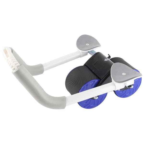 Blå Automatisk Rebound Maghjul med Armbågsstöd, Core Styrketräning, Smart Display