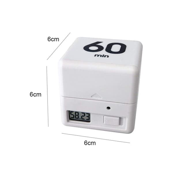 Cube Timer Køkken Forudindstillet 15 20 30 60 Minutter
