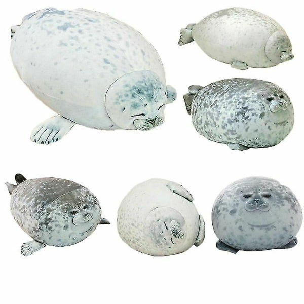 Dyr Stor plyslegetøjssæl Ocean Chubby Blob Pude Dukke Kæledyrsfyldt A