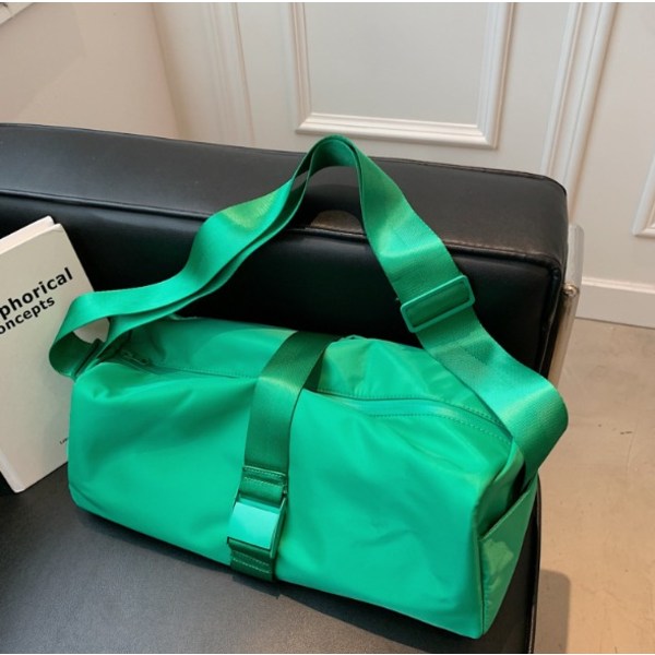 Candy Color Leisure Travel Messenger Bag Rød Trendy Cool Sports Fitness Taske (grøn)