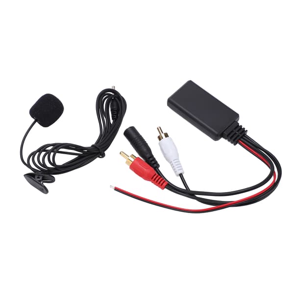 Bluetooth 5.0 langaton AUX-sovitin mikrofonilla Pioneer 2RCA -audioportille