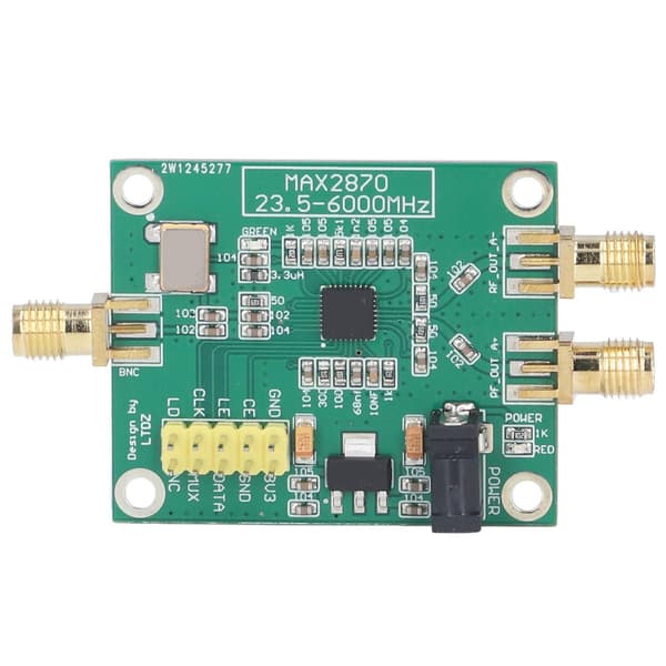 MAX2870 RF Signalkilde Modul Signalgenerator Board USB 5V Strømforsyning 23.5-6000MHz