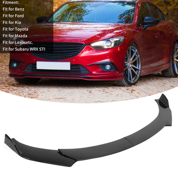 4. generations Subaru Front Bumper Lip Splitter Finner Diffuser Beskyttelsessæt Dele