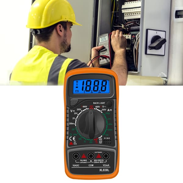 Digitalt Multimeter Høj Nøjagtighed Spænding Strøm Modstand Måler Voltmeter Amperemeter