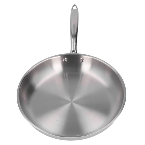 304 Rustfrit stål 3-lags non-stick omeletpande 28 cm