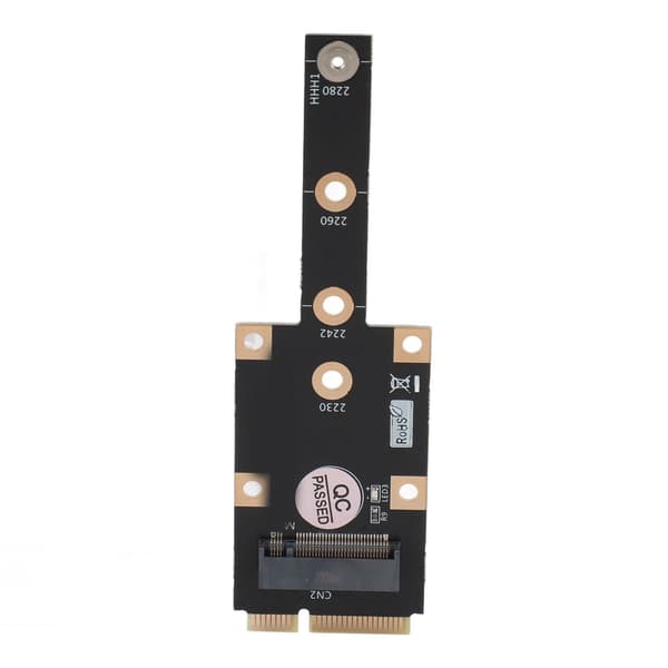 M2 NGFF NVME SSD Adapter Mini PCIE til M2 M Key Konverter til 2230 2242 2260 2280 SSD