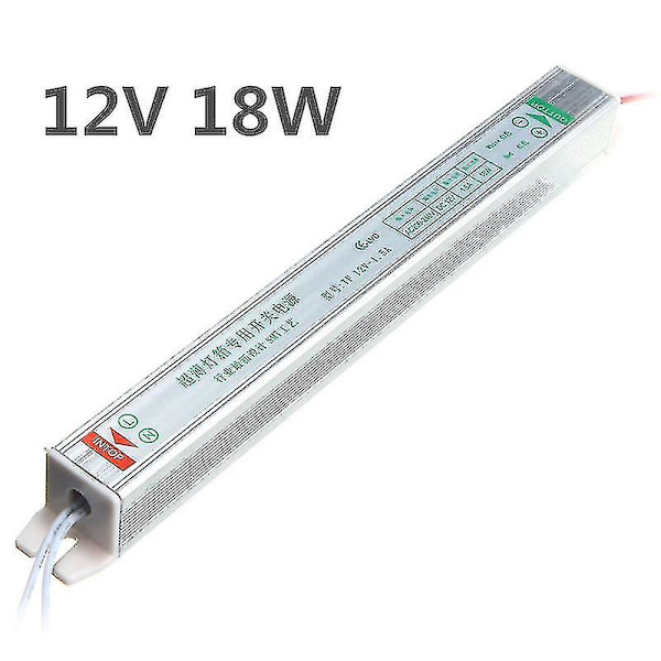 Hmwy-ip20 Ac200v-264v til Dc12v 18w skiftende strømforsyningsdriveradapter