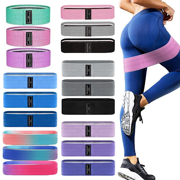 Latex silke elastikbånd, hofte modstandsbånd, plastik elastisk baldering, sports fitness bånd, yoga spændingsbånd sæt (76*8CM lilla (tung 150 pund)