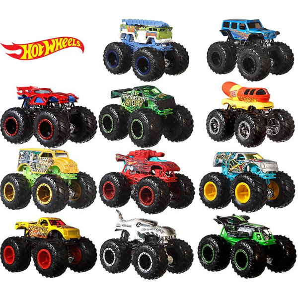 2021 Hot Wheels Biler Monster Trucks Bigfoot Mega Wrex Bone Shaker Dodge Charger 1/64 Diecast Model Vehicle Fyj44