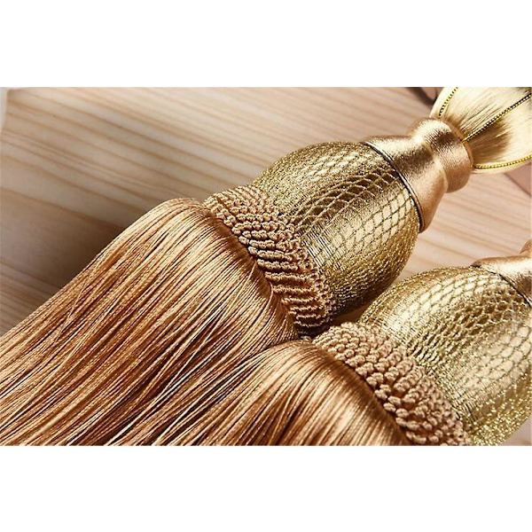 Gardinband, gyllene*2 2st