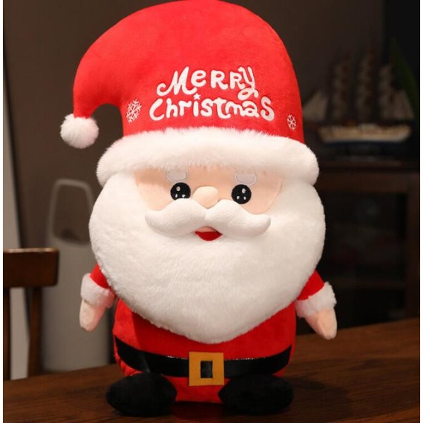 Juleplys legetøj (julemandsdukke 45cm)