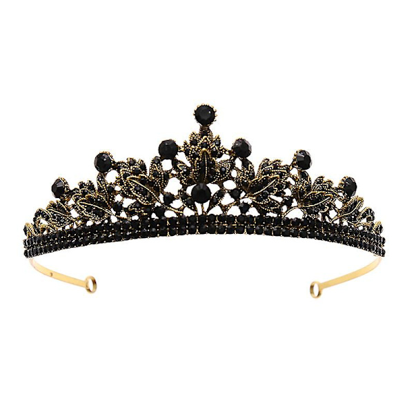Brude Halvcirkel Krone Hovedbeklædning Rhinsten Indlagt Retro Hovedbeklædning Luksus Legering Crown Bryllup HG791