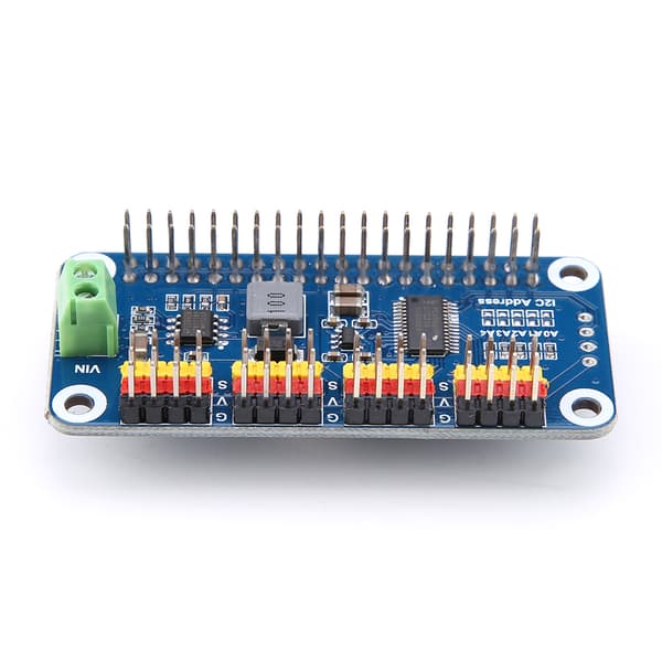 16-kanals 2-bits oppløsning aktuator driverkort for Raspberry Pi
