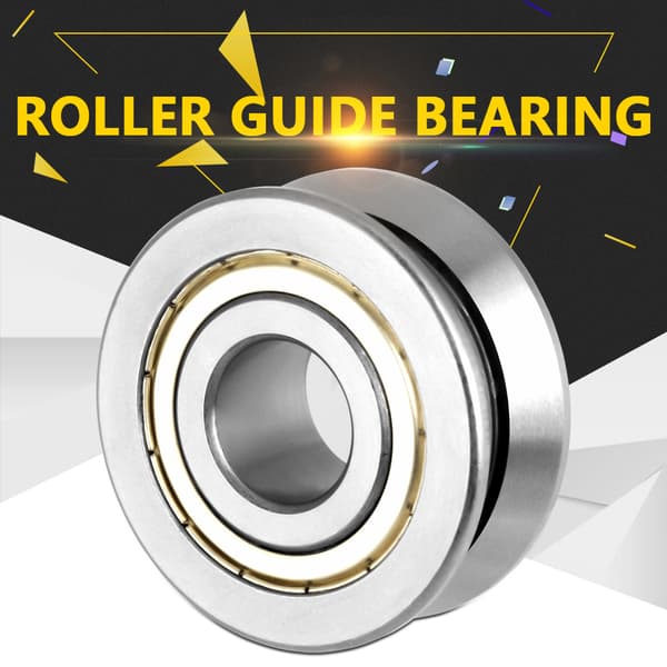 LV204 57 V-spår Förseglade Kullager Stål Guide Rulltillbehör