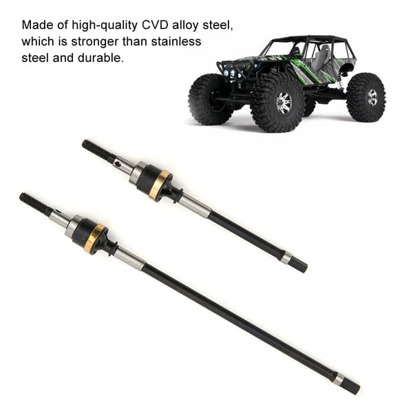 CVD Drivaksel Legering Foraksel Reservedele til Axial Wraith RC Crawler Bil