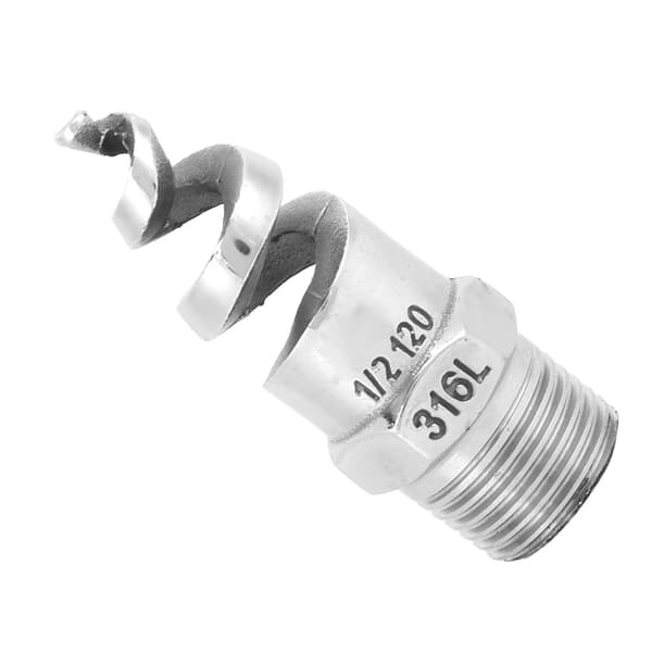 Rustfri stål anti-tilstopnings spiraldyse G1 2 DN15