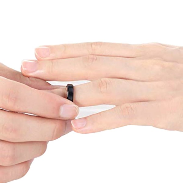 Hääkihlaus 4 mm volframikarbidinauha sormus miehille naisille sormikorut lahja US 12