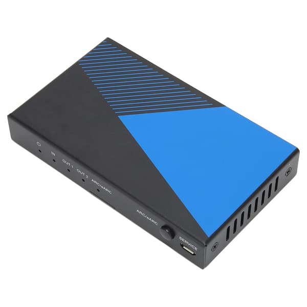 HDMI-processor 4K 60Hz 18Gbps Extraktoromvandlare ARC eARC-stöd 100‑240V US-kontakt