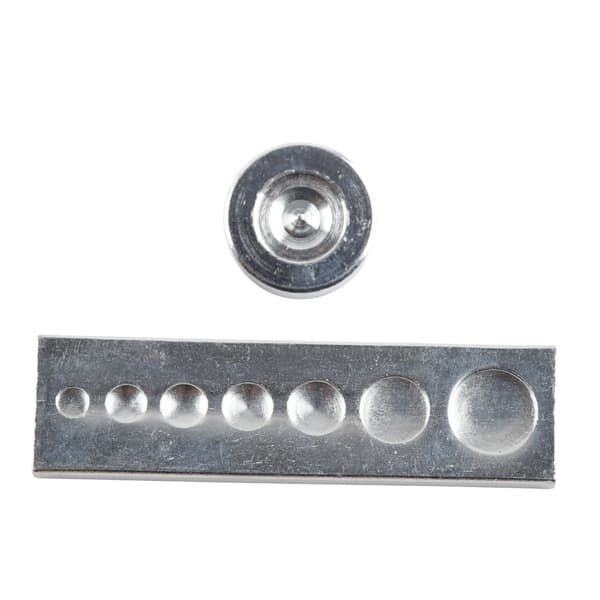 Læder Craft Snap Fastener Setter Nit Punch Tool Set - 11 stk