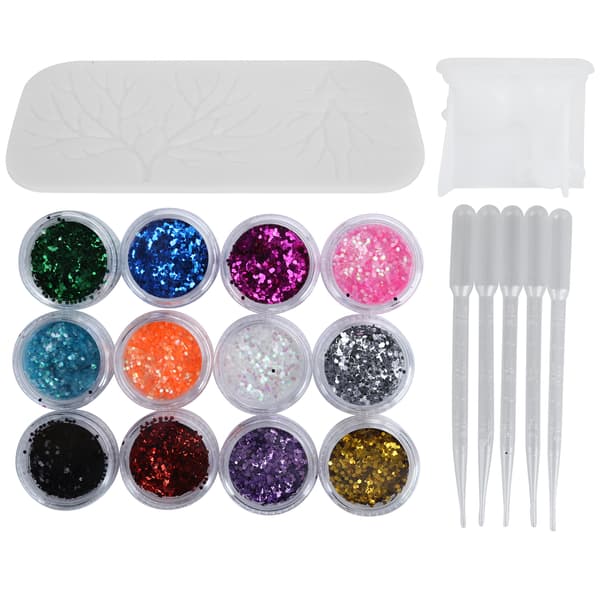 Elg Gevir Silikoneforme DIY Smykker Håndværk Glitter Drypper Tilbehør