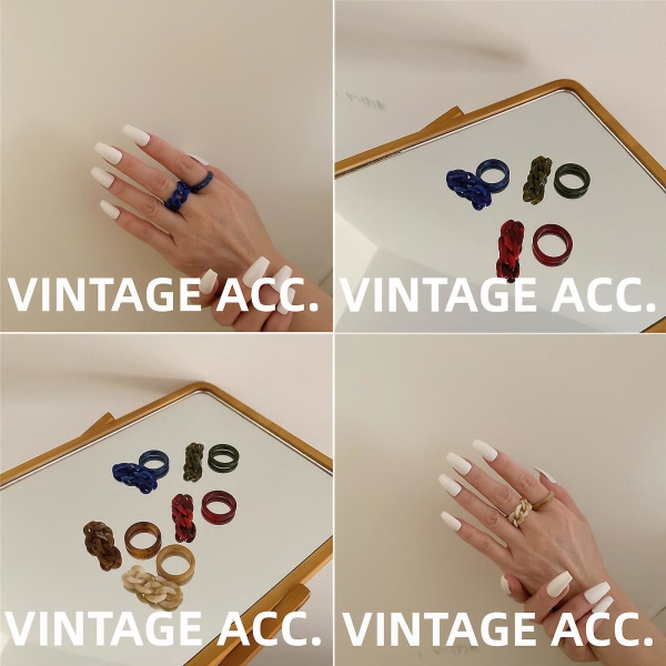 Ring Vintage Daily Outfit Girls&#39; Muotikorut Ac2142