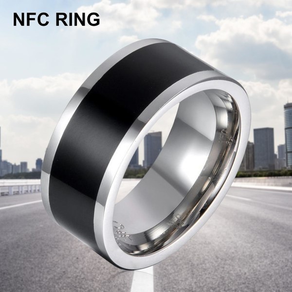 Nfc Ring Universal Sensing Technology Komfortabel Bære Gratis Smart Lock Nfc Ring til mobiltelefon US 6