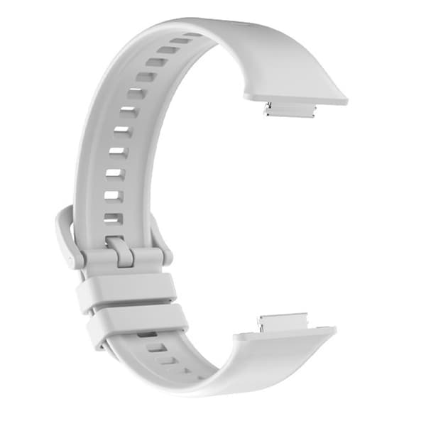Justerbart silikonarmband för smartklocka till Huawei Watch Fit 2 Vit