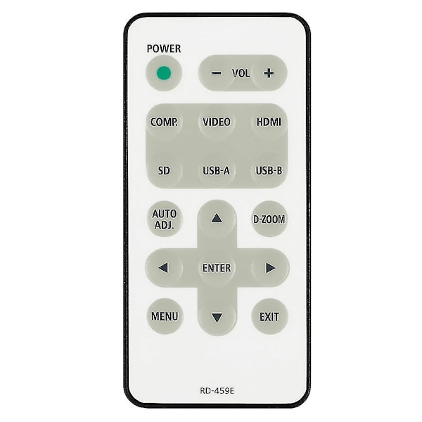fjernbetjening velegnet til Nec Rd-459e D557w D732mx D735vx Np-l50w Np-l51w Vivitek