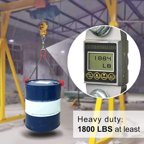 Förpackning med 2 Hängmatta Kit Heavy Duty Heavy Duty-remmar 150 cm upphängning med D-ring - Två karbinkrokar - Max belastning 500 kg -