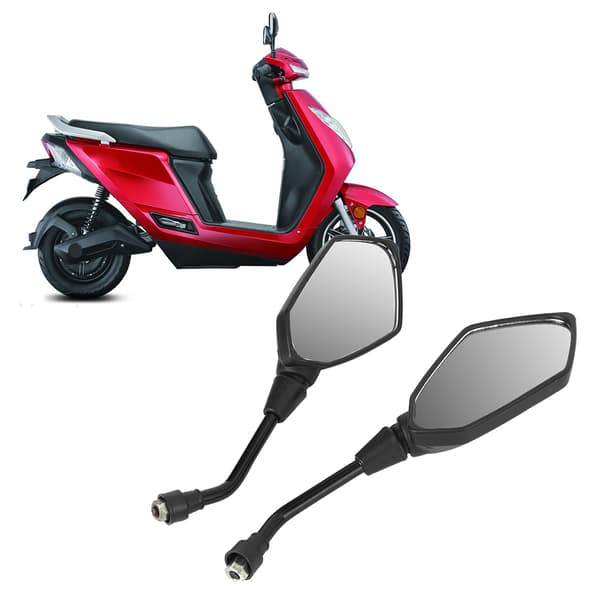 Universal 8mm Sort Motorcykel Spejl Modifikationstilbehør