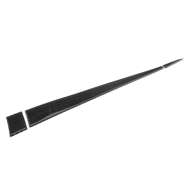 3 st. förvaringsboxskydd för passagerare instrumentpanel kolfiber passar Mitsubishi Lancer 08-16 LHD