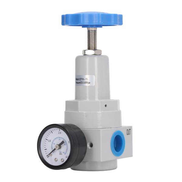 G1/2 tomme luftkompressor trykregulator 0,5-3,6 MPa kontrolventilenhed med måler