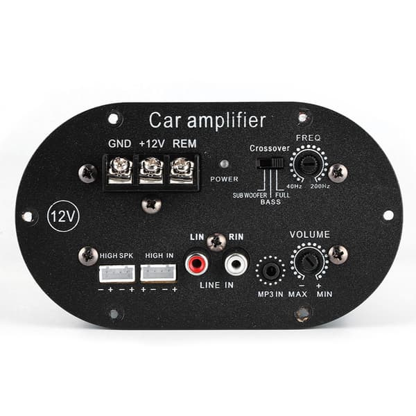 120W 12V Ren Fuld Tone Bas Subwoofer Core Auto Stereo Forstærker