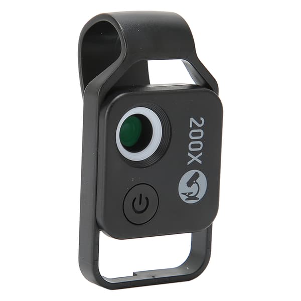 200X Universal Telefon Mikroskop Clip med CPL Linse til iPhone Android