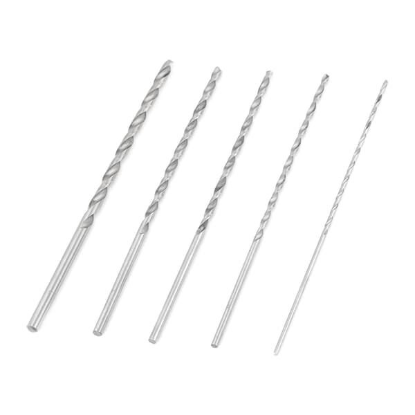 Snabbstål Extra Lång Träspiralborr Set 2-5 mm