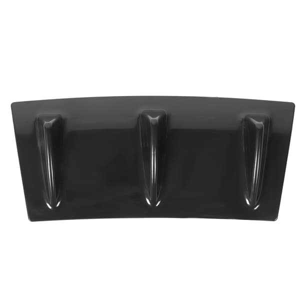 Bageste Kofanger Læbe Diffuser Spoiler Vejrbestandig Glans Sort Universal Bil Modificering 3 Finner