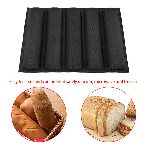 Fransk Baguetteform - Silikon Brødform