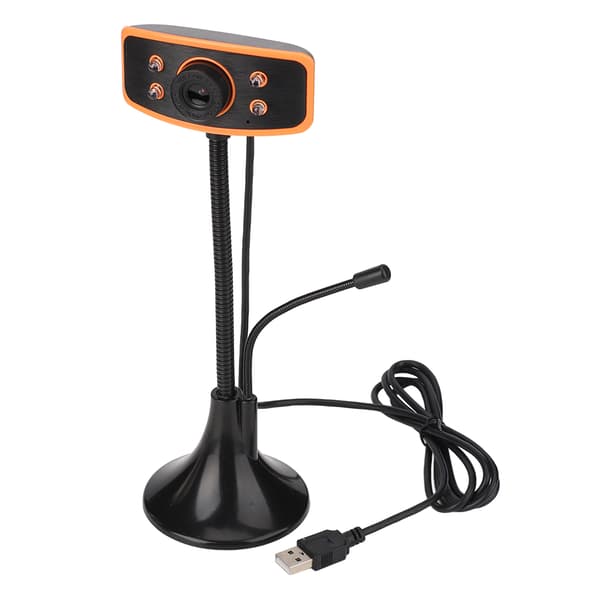 1080P HD USB Skrivebordswebkamera med Mikrofon for Bærbare og Stasjonære Datamaskiner