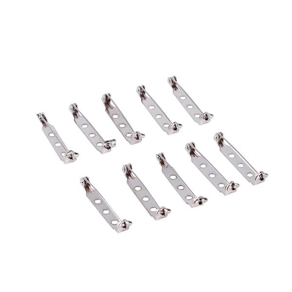 50st DIY Craft 32mm Bar Pins - Safety Catch Brosch Lock