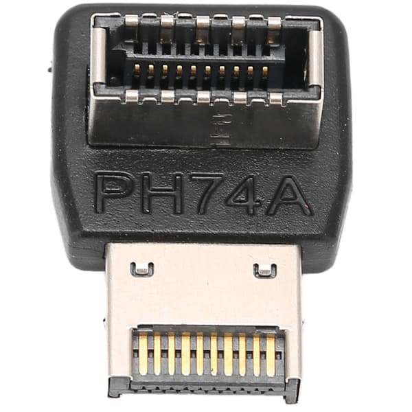 USB 3.1 Typ E Adapter 90 Graders Vinklad Moderkortsanslutning PH74A