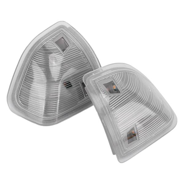 LED Sidespejl Blinklys Klar Hvid Udskiftning til Dodge Ram 1500 2011-2017 68302828AA 68302829AA