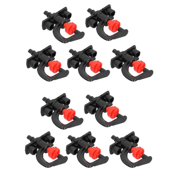 10 Sett G Type Mikro Roterende Dyse Refraksjon Sprinkler Drivhusvanning