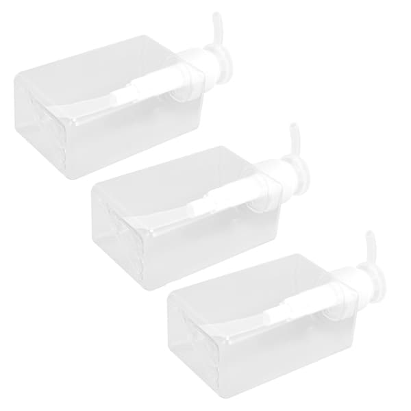 3-pack 150 ml tom flytande tvål dispenser plast pumpflaskor för kök badrum