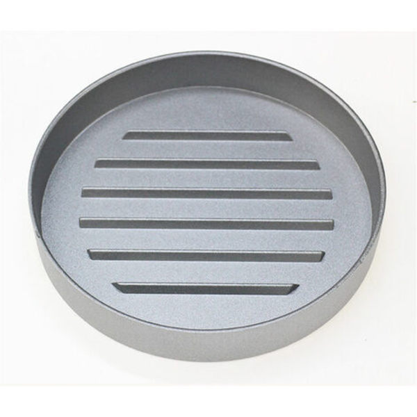 Hamburgerpresse - 12 cm hakket bøfpresse - Burgermaskine til hakket kødkøkken - Aftagelig bund - Grillgrill Pa